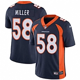 Nike Denver Broncos #58 Von Miller Navy Blue Alternate NFL Vapor Untouchable Limited Jersey,baseball caps,new era cap wholesale,wholesale hats